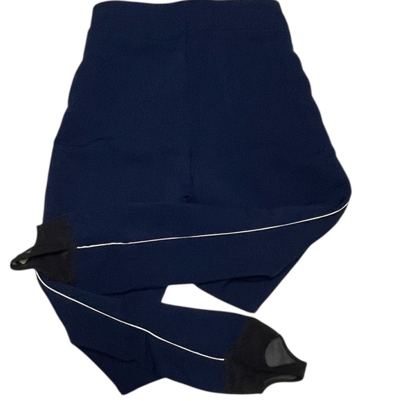 Vintage 80's Fila Ski Snowboarding Stirrup Pants Blue Size 12 - Picture 9 of 10